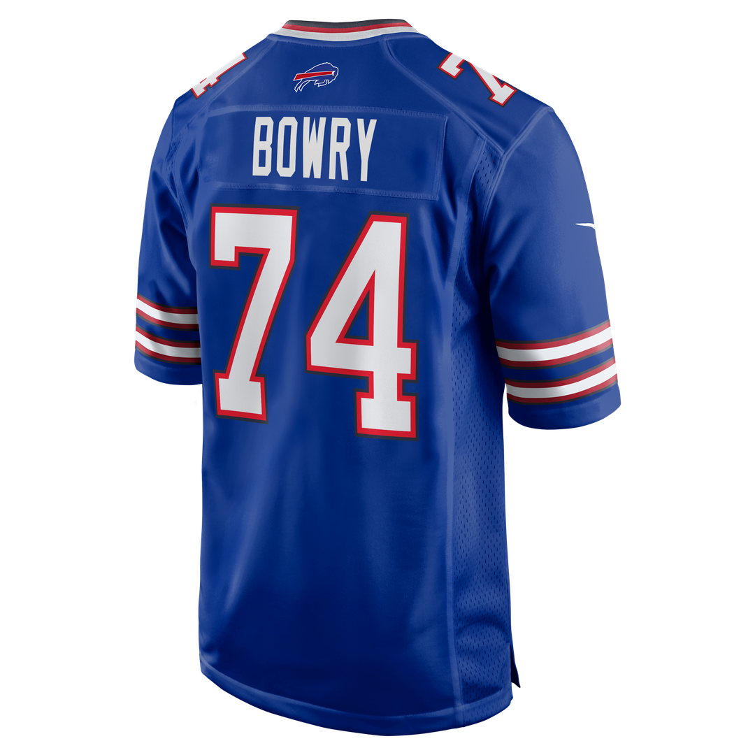 Buffalo Bills Jude Bowry Nike Royal Team Game Jersey