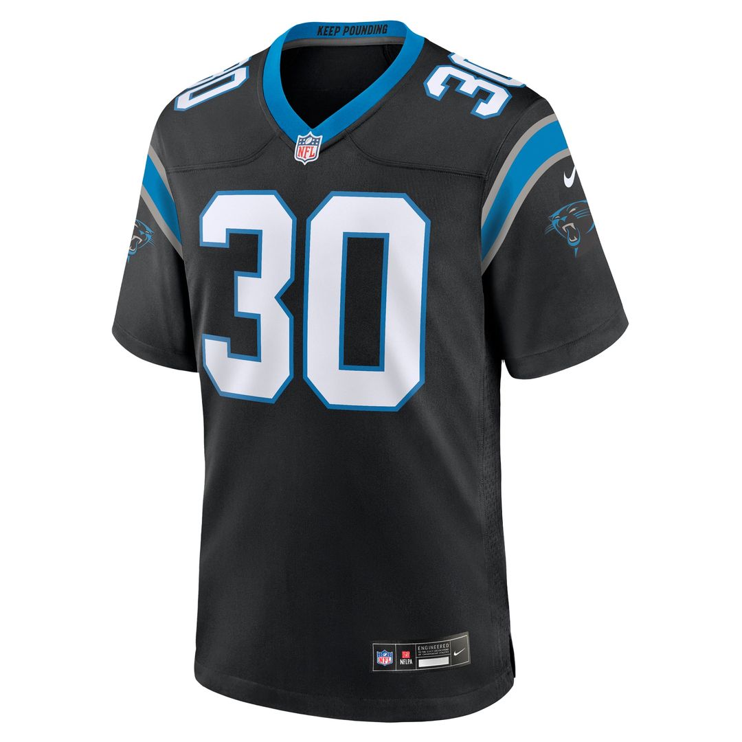 Carolina Panthers Chuba Hubbard Nike Blue Alternate Game Jersey