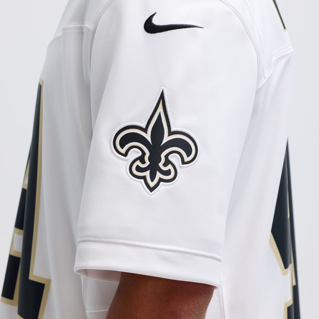 New Orleans Saints Alvin Kamara Nike White Vapor F.U.S.E. Limited Jersey