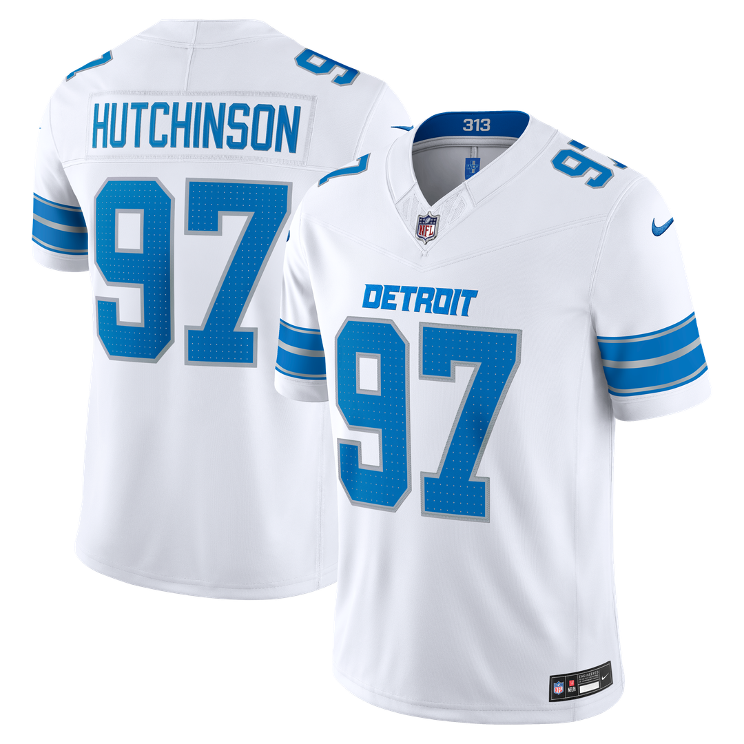Detroit Lions Aidan Hutchinson Nike Black Alternate Vapor F.U.S.E. Stitched Limited Jersey