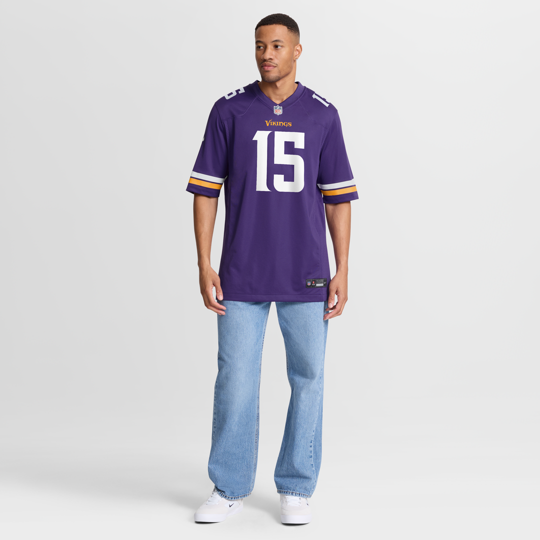 Minnesota Vikings Dallas Turner Nike Purple Game Jersey