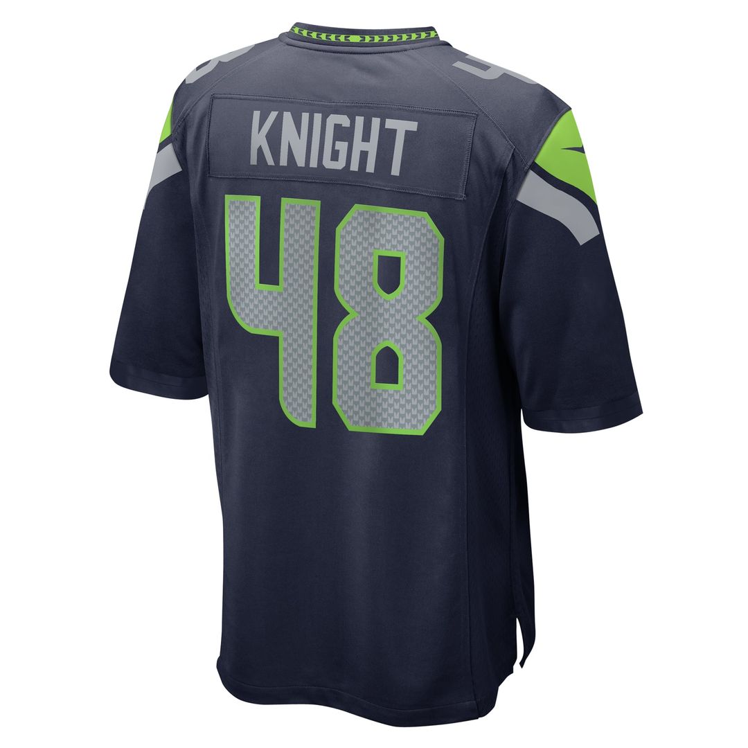 Seattle Seahawks Tyrice Knight Nike College Navy Game Jersey