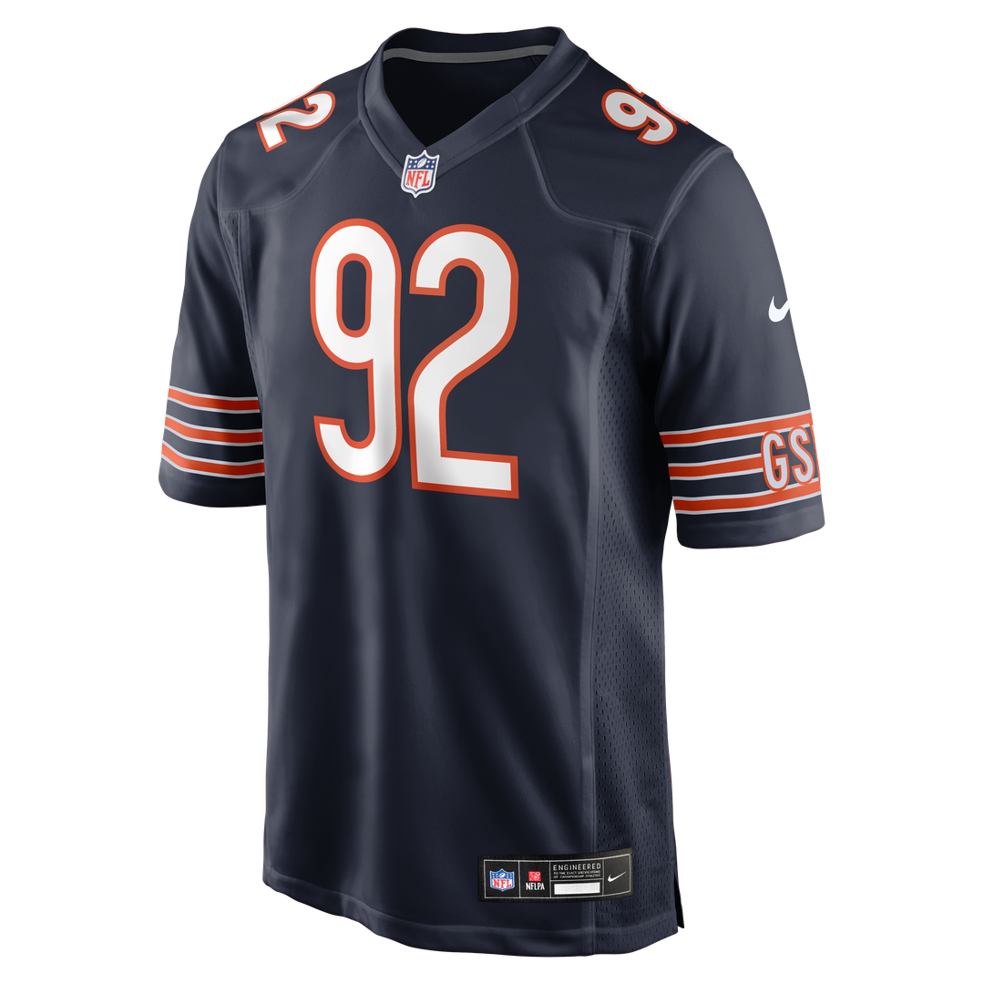 Chicago Bears Daniel Hardy Nike Navy Team Game Jersey