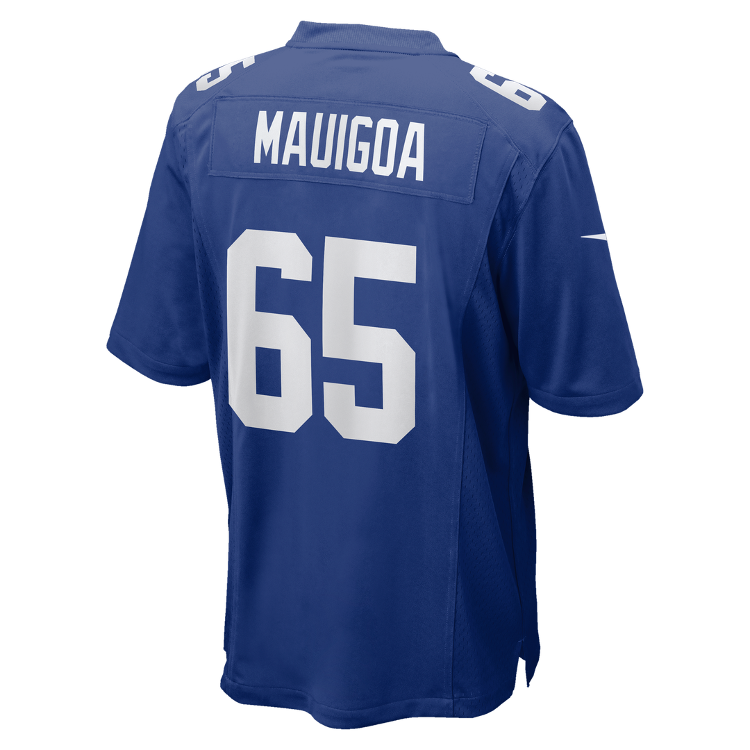 New York Giants Francis Mauigoa Nike Royal Team Game Jersey