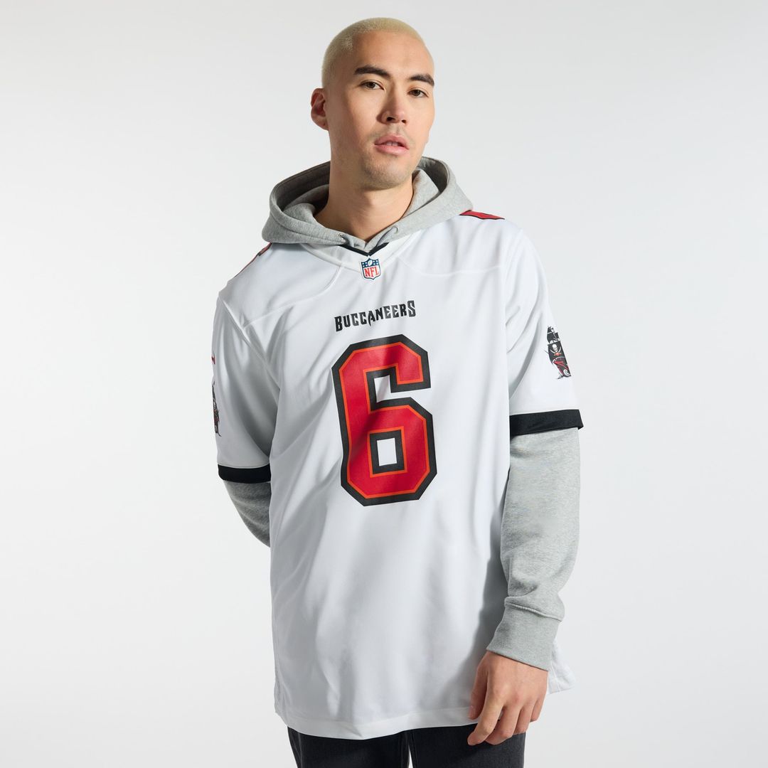Tampa Bay Buccaneers Baker Mayfield Nike Orange Throwback Game Jersey