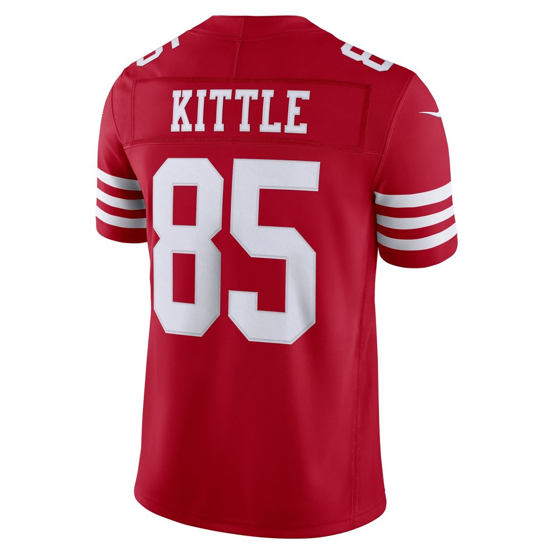 San Francisco 49ers George Kittle Nike White Alternate Vapor F.U.S.E. Stitched Limited Jersey