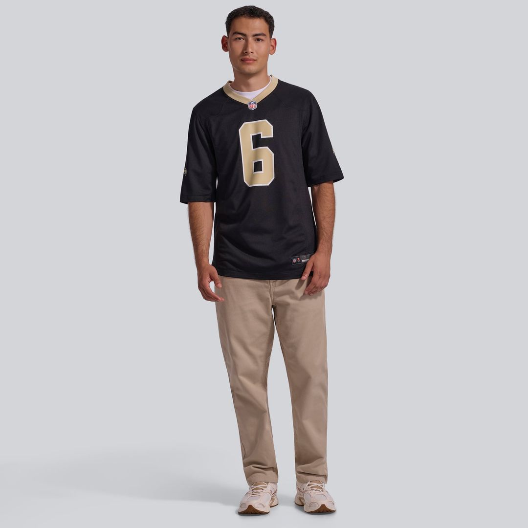 New Orleans Saints Tyler Shough Nike White Game Player Jersey