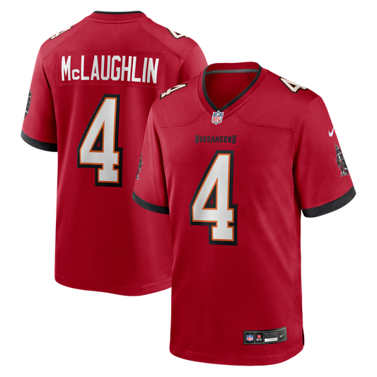 Tampa Bay Buccaneers Chase McLaughlin Nike Red Game Player Jersey