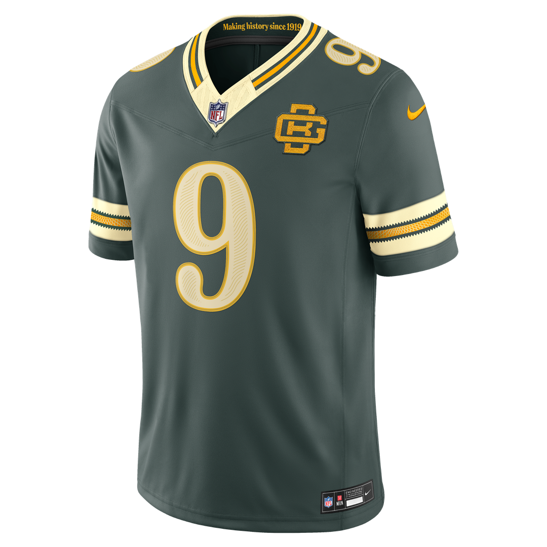 Green Bay Packers Christian Watson Nike Green 2026 Rivalries Collection Stitched Limited Jersey
