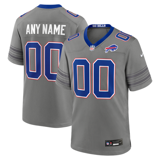Buffalo Bills Nike Gray Nickel City Custom Game Jersey