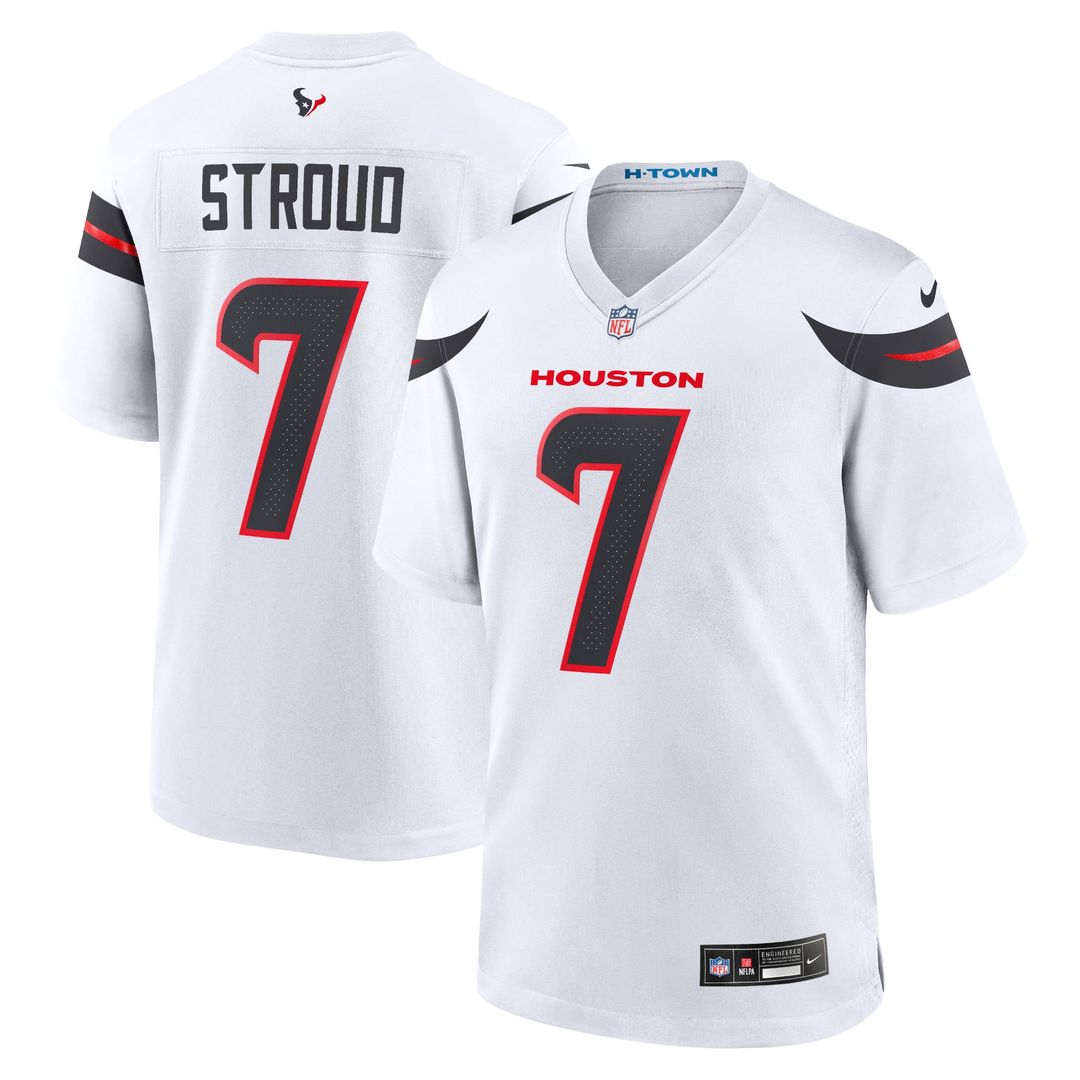 Houston Texans C.J. Stroud Nike Navy Game Jersey