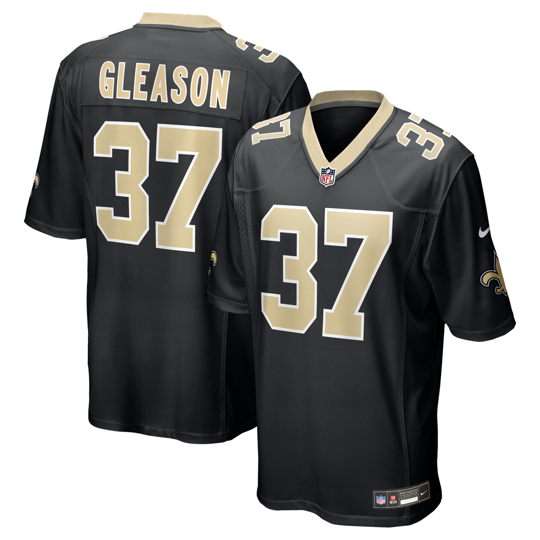 New Orleans Saints Steve Gleason Nike Black Game Retired Player Jersey
