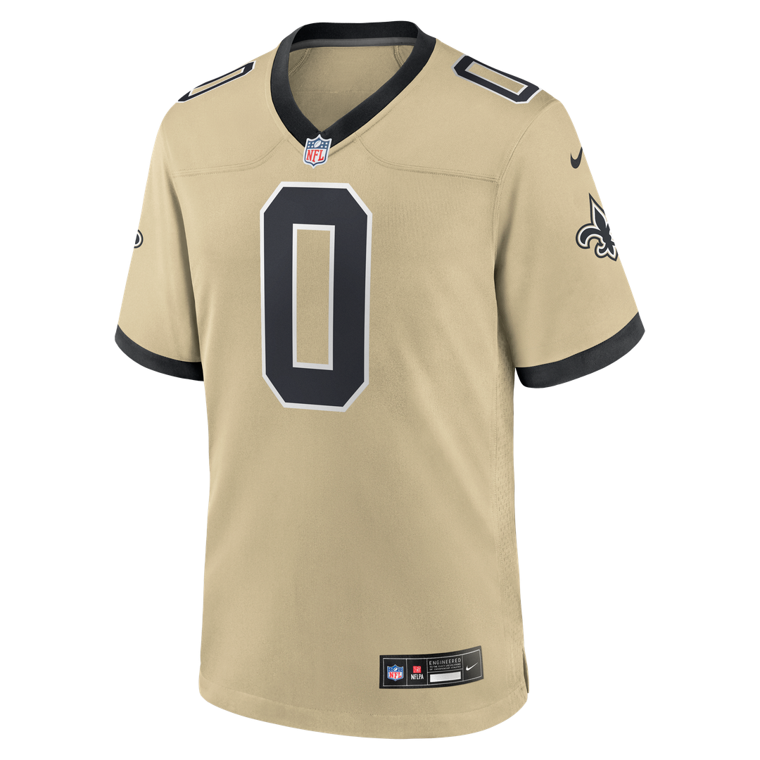 New Orleans Saints Jordyn Tyson Nike Gold Alternate Game Jersey