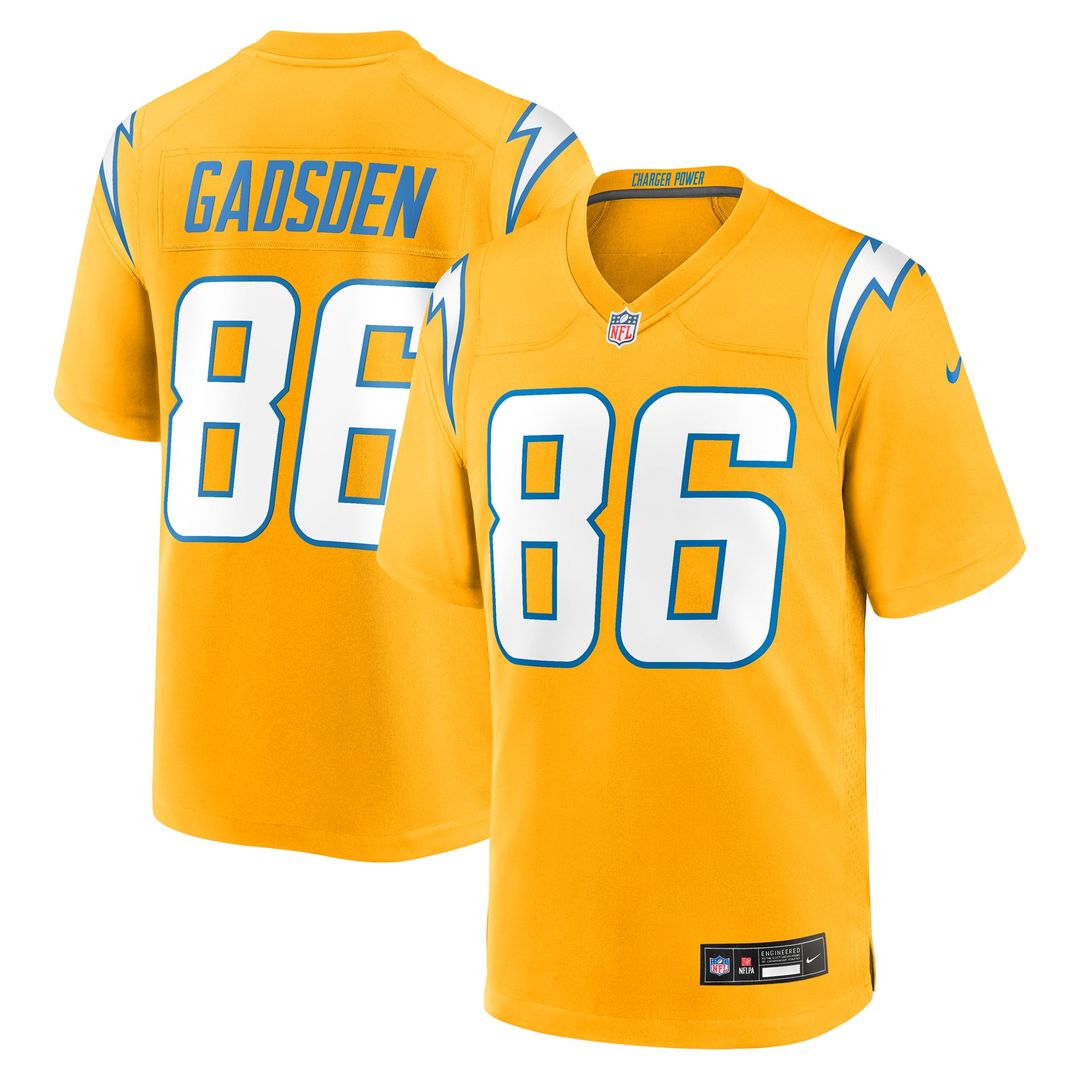 Los Angeles Chargers Oronde Gadsden Nike Navy Alternate 2 Super Chargers Game Jersey