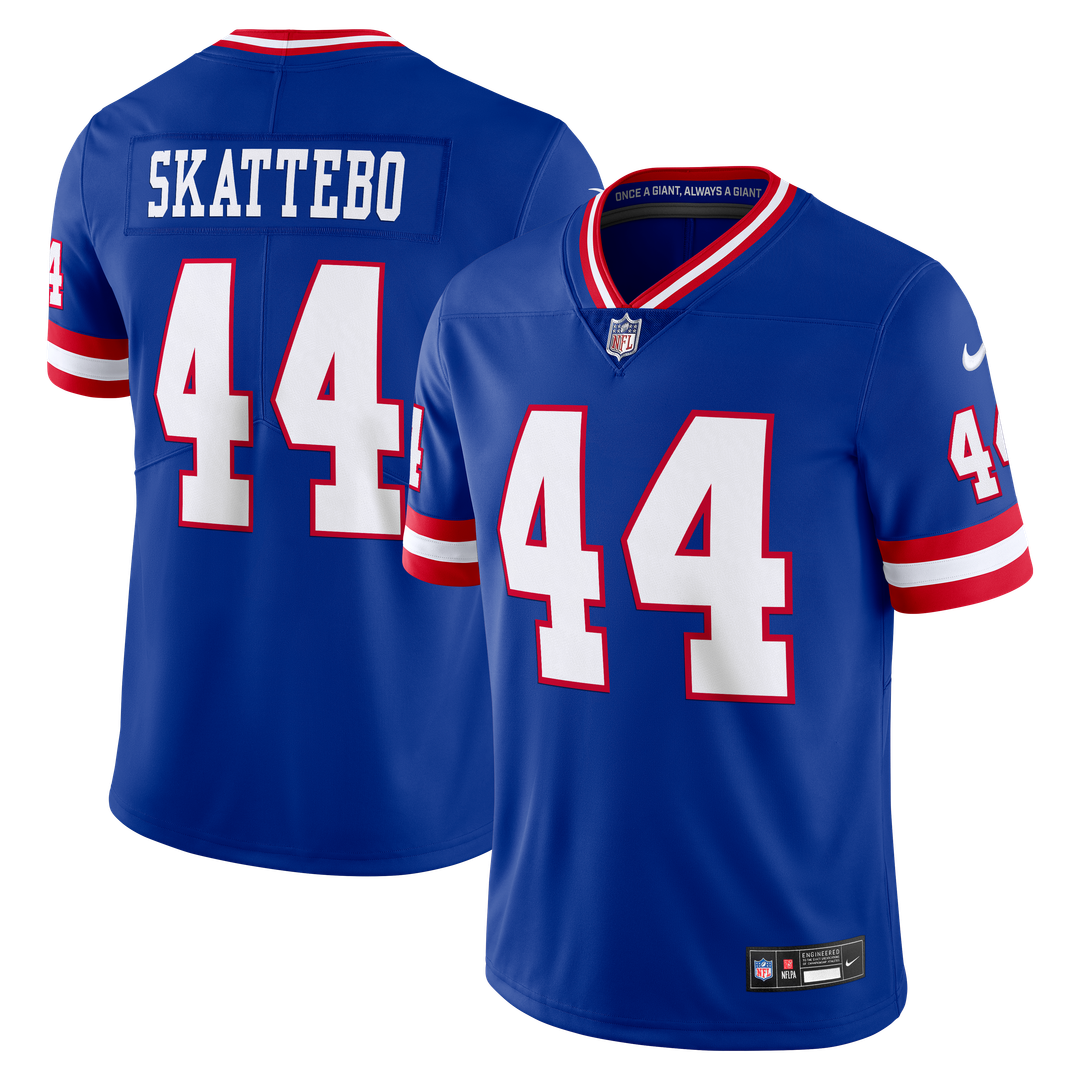 New York Giants Cam Skattebo Nike Royal Legacy Vapor Untouchable Stitched Limited Jersey