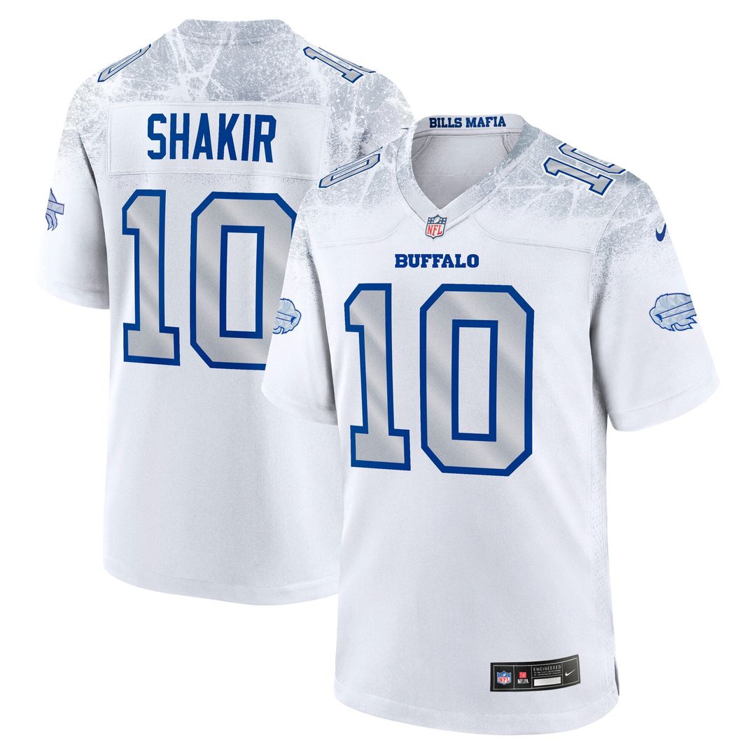 Buffalo Bills Khalil Shakir Nike White Rivalries Collection Game Jersey