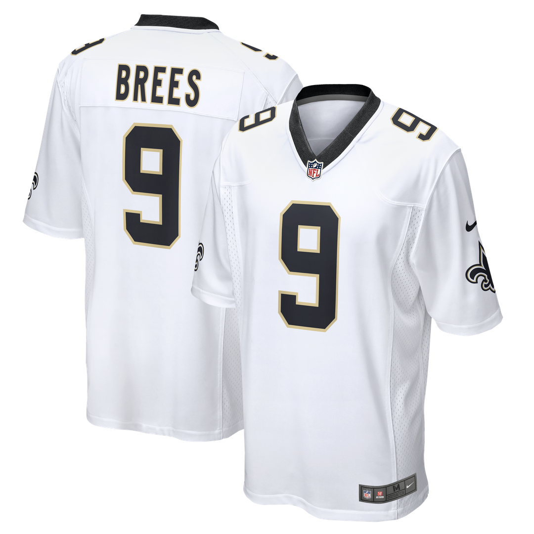New Orleans Saints Drew Brees Nike White Game Jersey