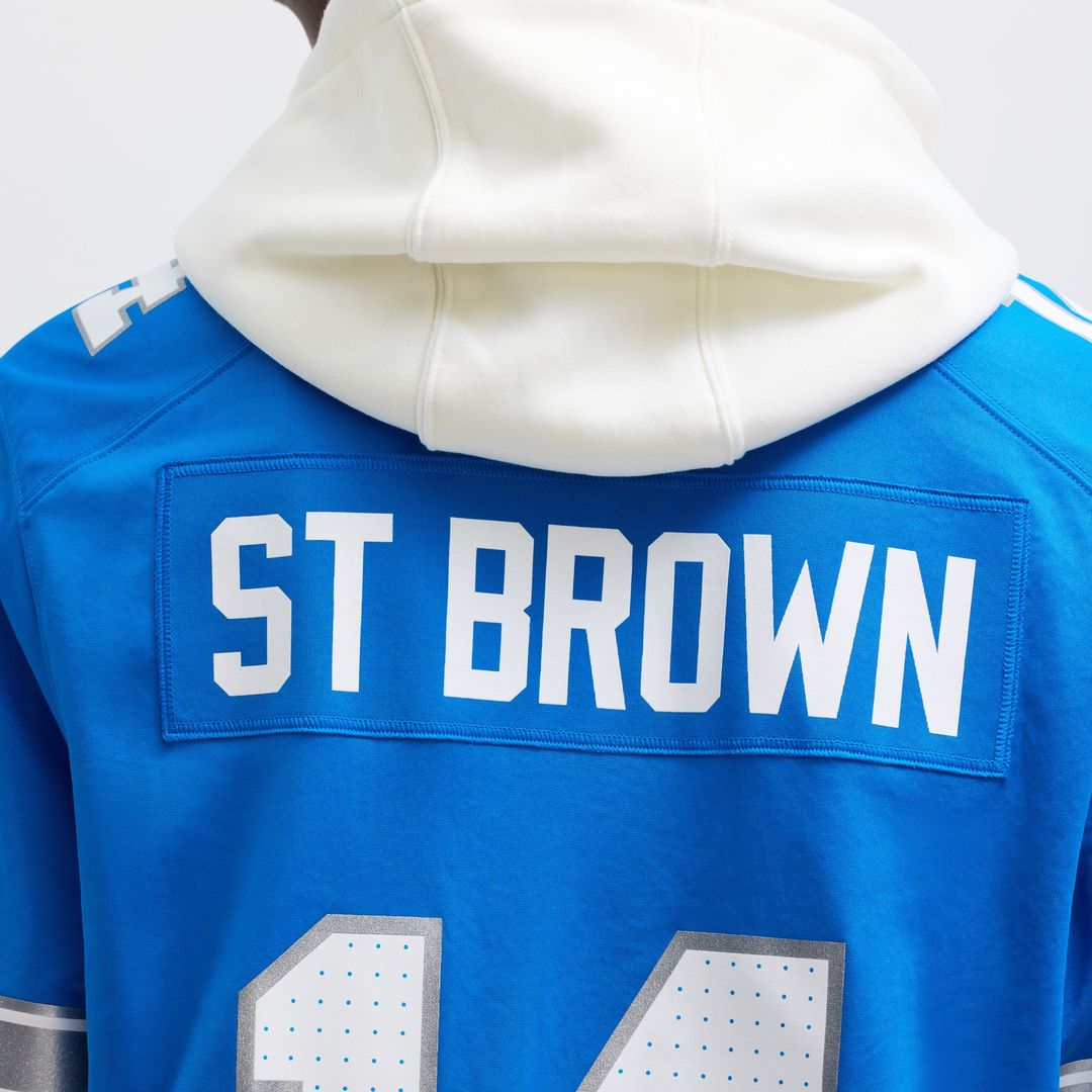 Detroit Lions Amon-Ra St. Brown Nike Black 2nd Alternate Game Jersey