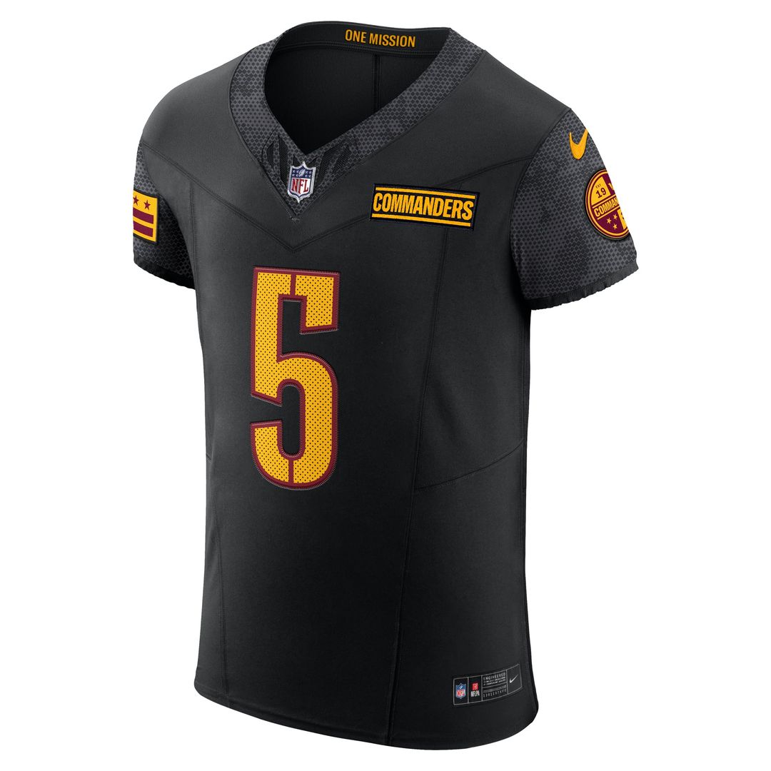 Washington Commanders Jayden Daniels Nike Burgundy Team Vapor F.U.S.E. Elite Jersey