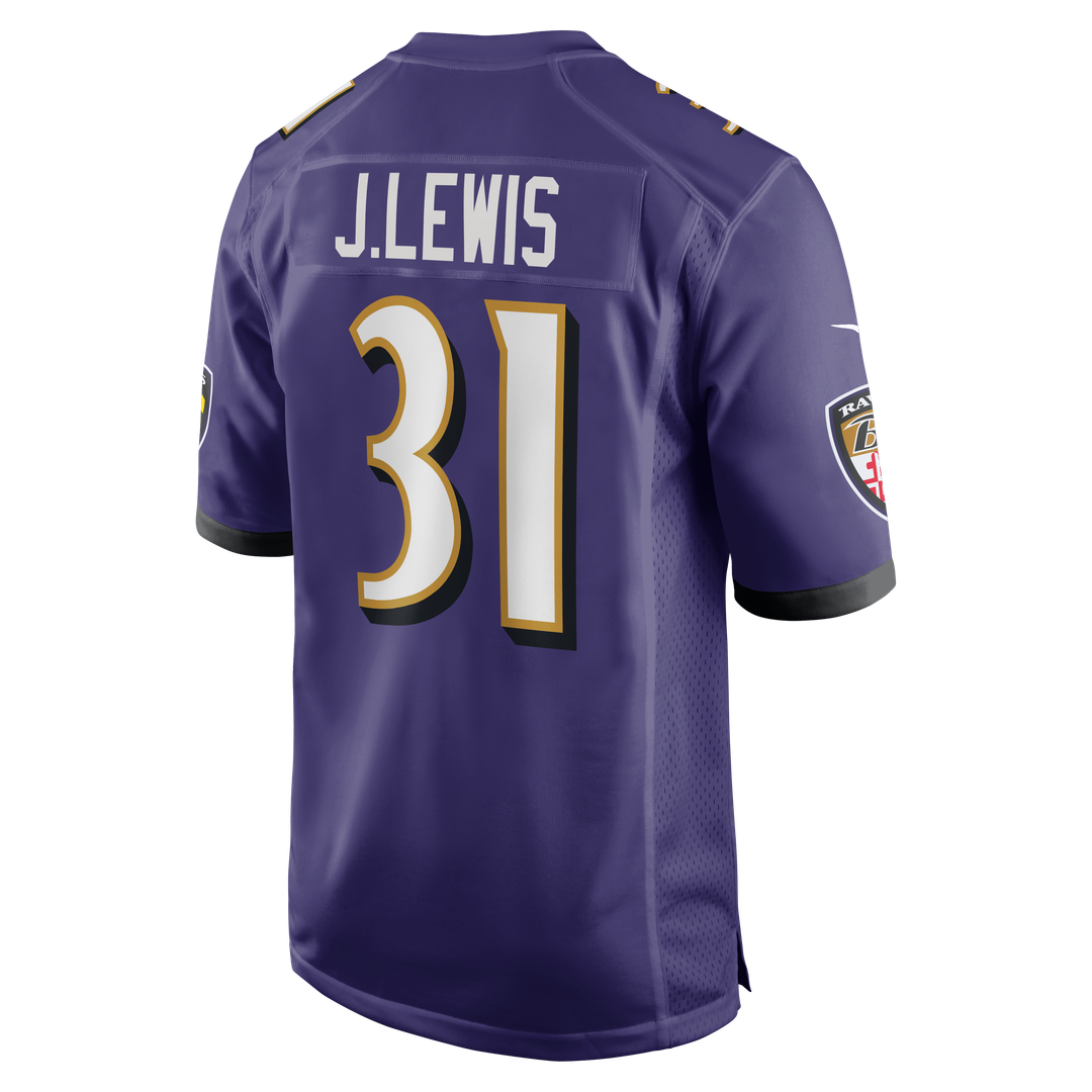 Baltimore Ravens Jamal Lewis Nike Purple Game Retired Player Jersey