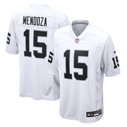 Las Vegas Raiders Fernando Mendoza Nike White Game Player Jersey