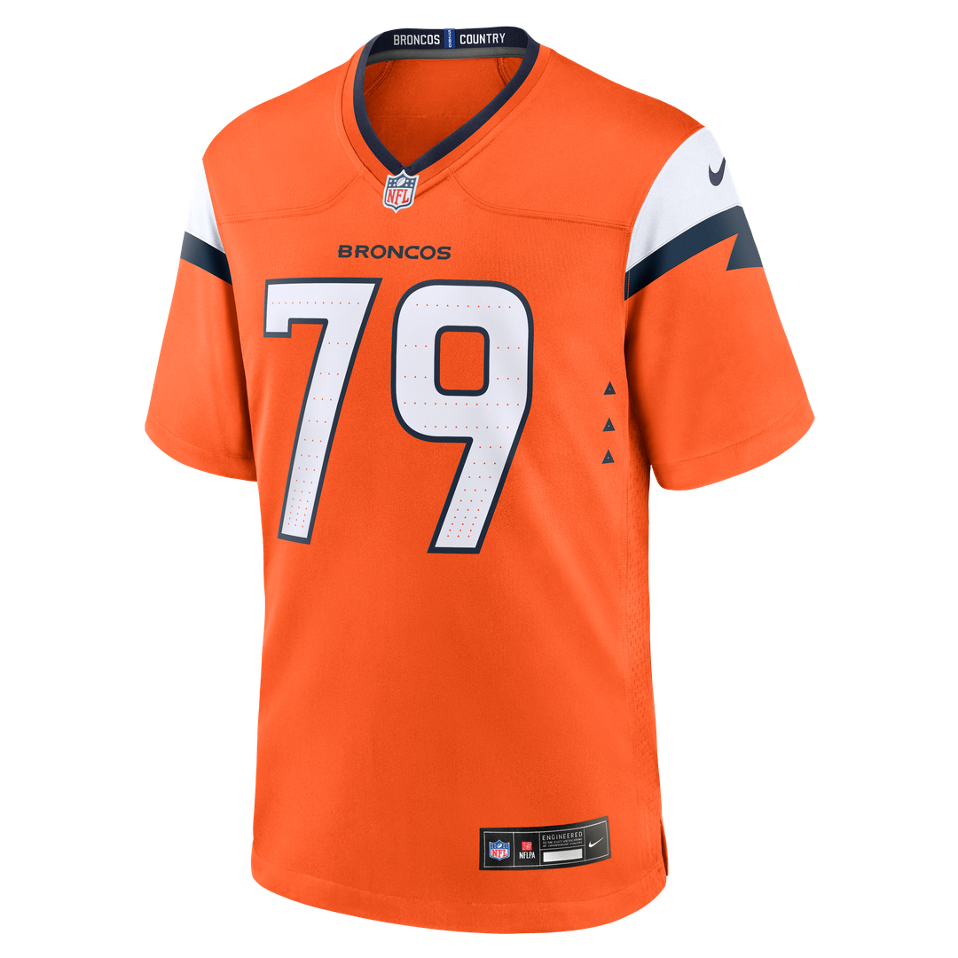 Denver Broncos Matt Peart Nike Orange Team Game Jersey