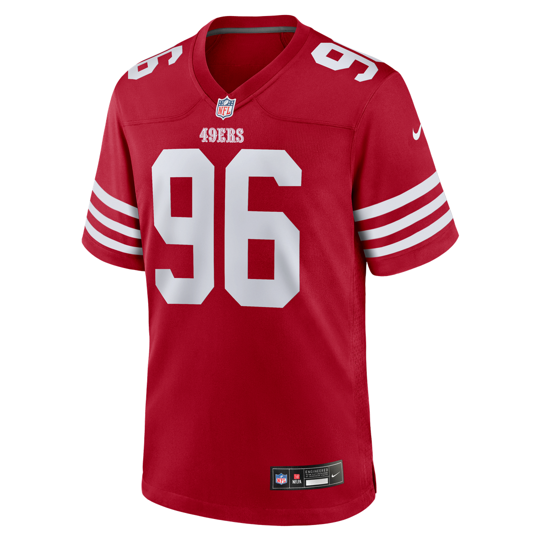 San Francisco 49ers Jordan Jefferson Nike Scarlet Team Game Jersey