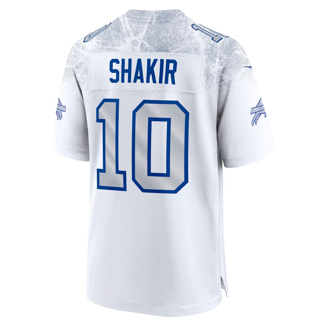 Buffalo Bills Khalil Shakir Nike White Rivalries Collection Game Jersey