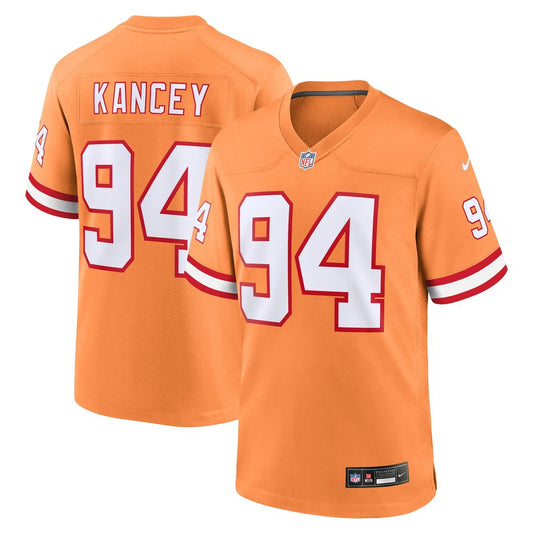 Tampa Bay Buccaneers Calijah Kancey Nike Orange Alternate Game Jersey