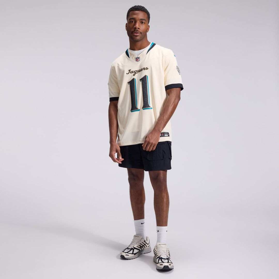 Jacksonville Jaguars Parker Washington Nike Natural 2026 Rivalries Collection Stitched Limited Jersey
