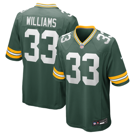 Green Bay Packers Evan Williams Nike Green Game Jersey