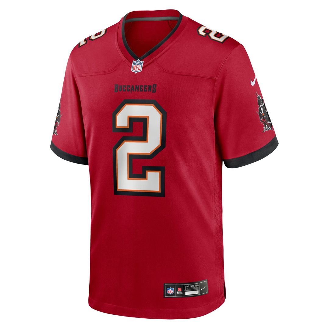 Tampa Bay Buccaneers Emeka Egbuka Nike Red Team Game Jersey