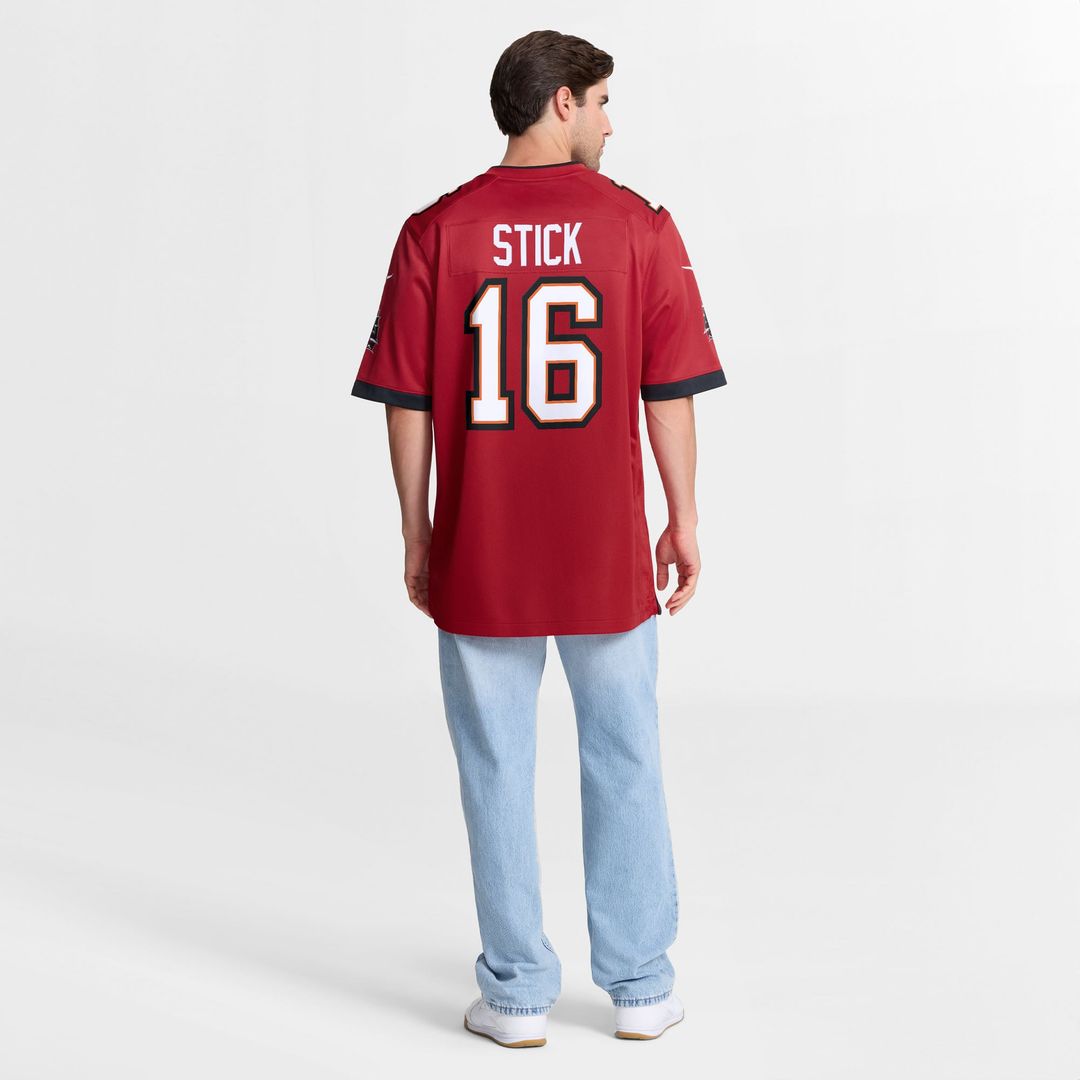 Tampa Bay Buccaneers Easton Stick Nike Red Team Game Jersey