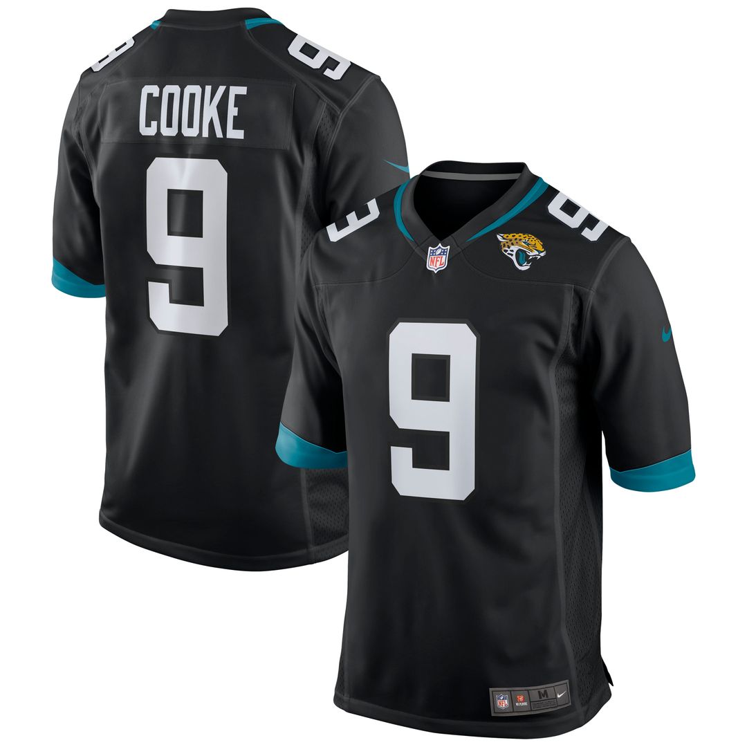 Jacksonville Jaguars Logan Cooke Nike Teal Game Jersey