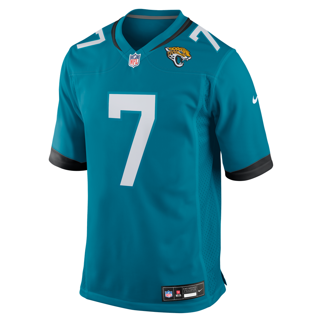 Jacksonville Jaguars Byron Leftwich Nike Teal Retired Player Game Jersey