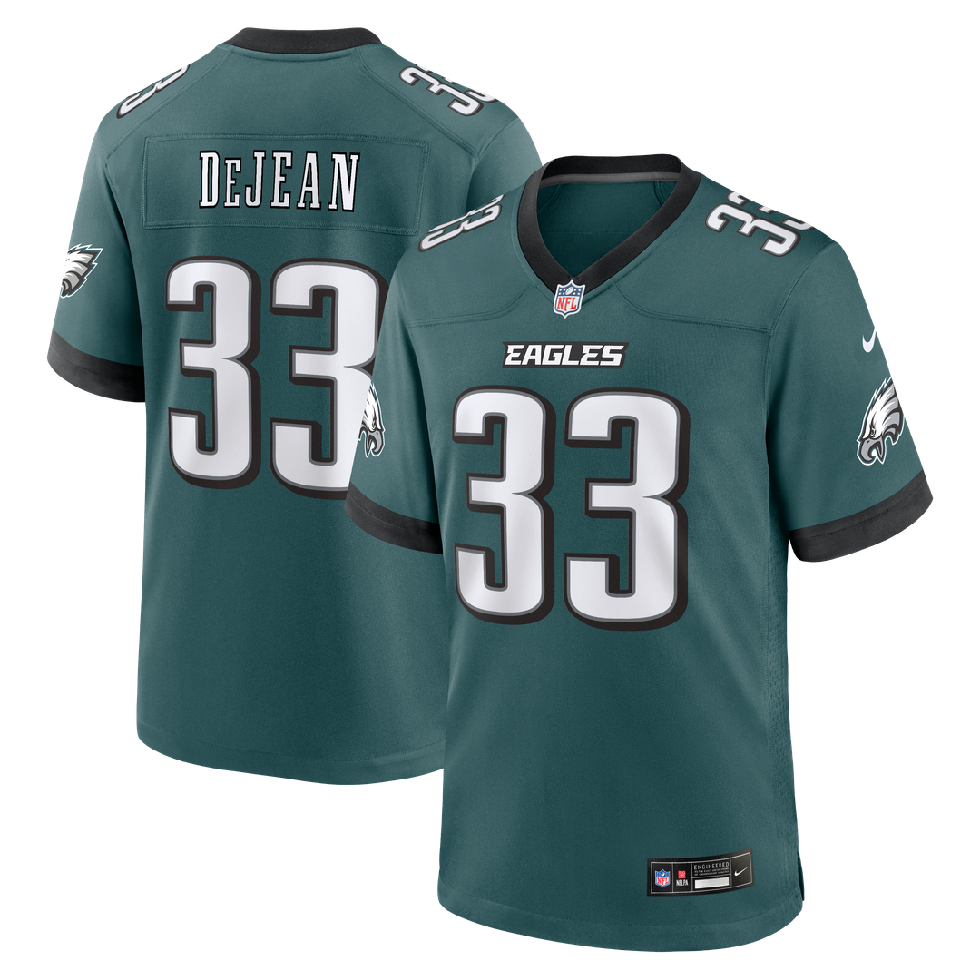 Philadelphia Eagles Cooper DeJean Nike White Game Jersey