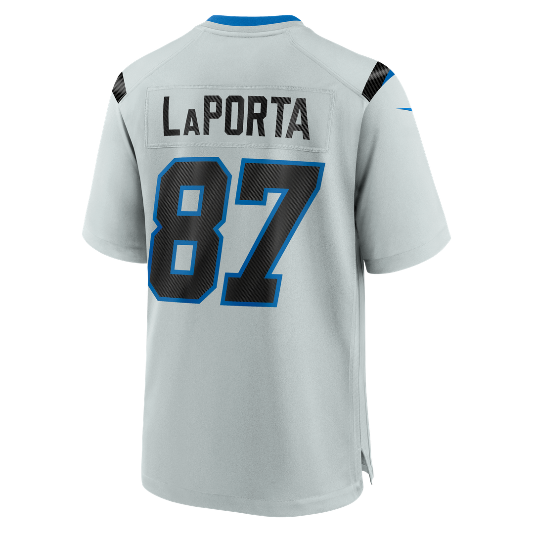 Detroit Lions Sam LaPorta Nike Silver 2026 Rivalries Collection Game Jersey