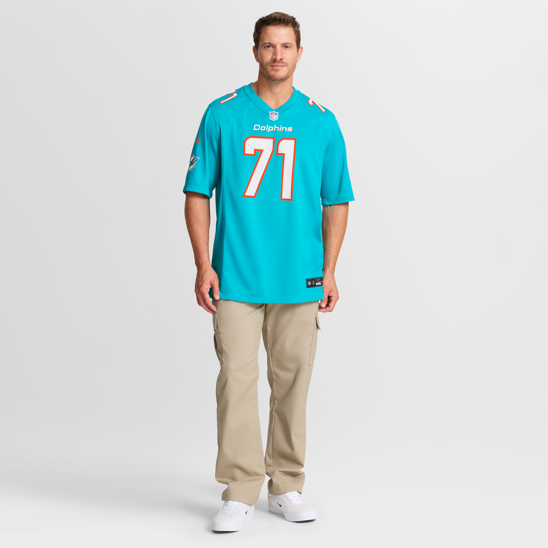 Miami Dolphins Kion Smith Nike Aqua Game Jersey