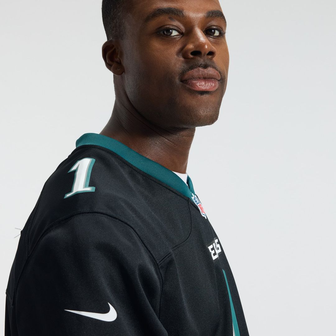 Philadelphia Eagles Jalen Hurts Nike Black Alternate Game Jersey