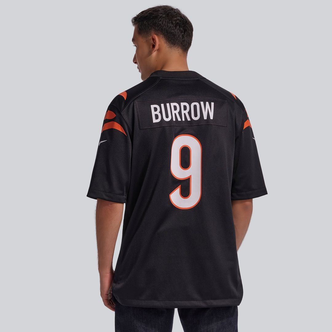 Cincinnati Bengals Joe Burrow Nike Orange Alternate Game Jersey