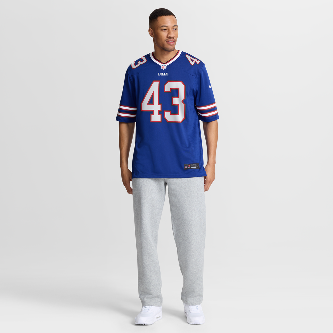 Buffalo Bills Dorian Strong Nike Royal Team Game Jersey
