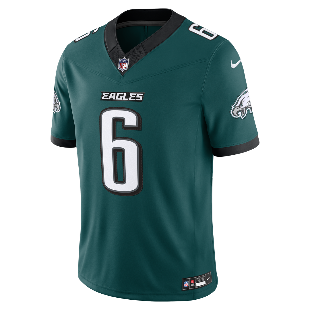Philadelphia Eagles DeVonta Smith Nike Kelly Green Alternate Vapor F.U.S.E. Stitched Limited Jersey