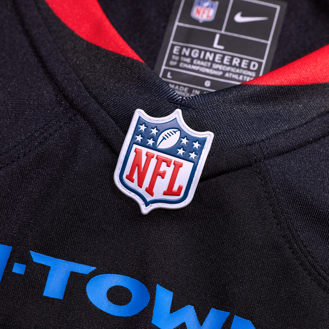 Houston Texans Azeez Al-Shaair Nike Navy Alternate Game Jersey