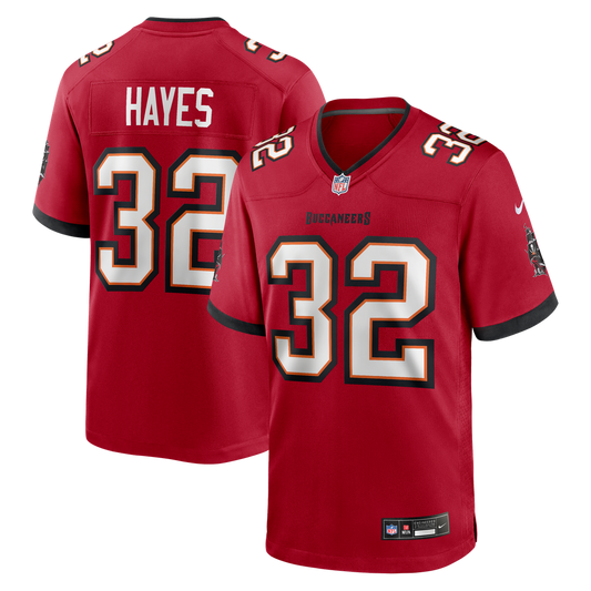 Tampa Bay Buccaneers Josh Hayes Nike Red Game Jersey