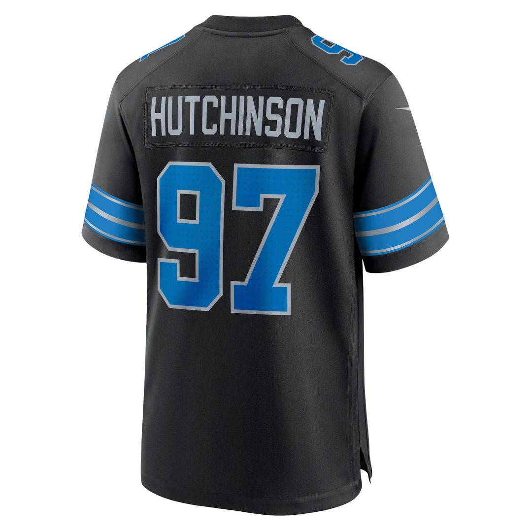 Detroit Lions Aidan Hutchinson Nike White Game Jersey
