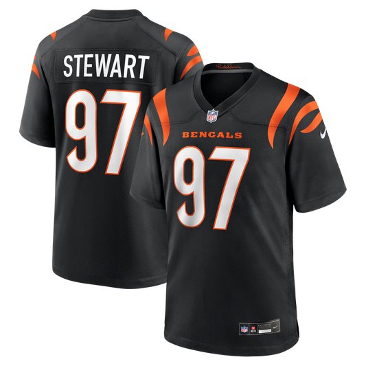 Cincinnati Bengals Shemar Stewart Nike Black Team Game Jersey