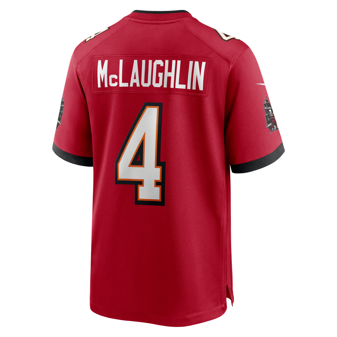 Tampa Bay Buccaneers Chase McLaughlin Nike Red Game Player Jersey