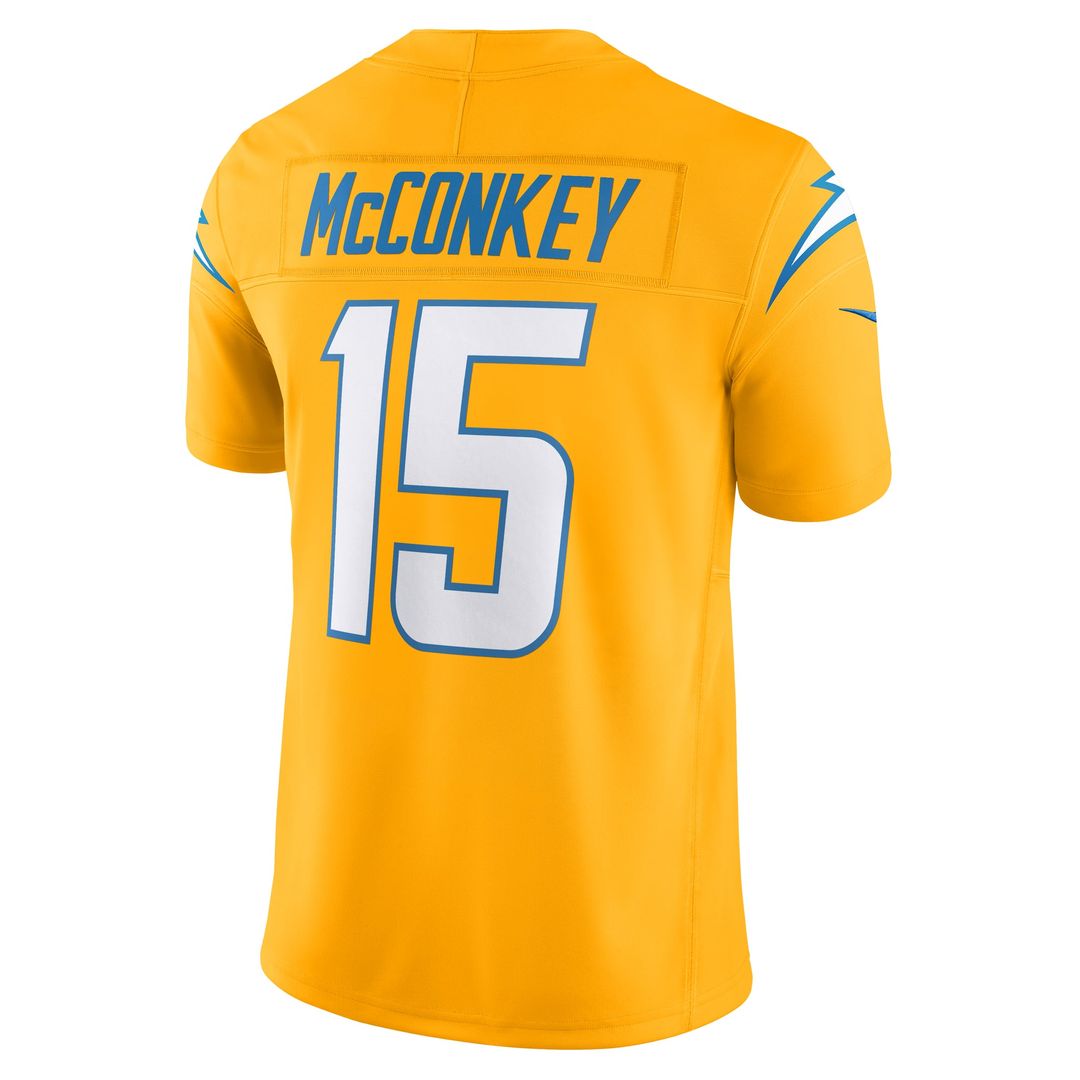 Los Angeles Chargers Ladd McConkey Nike Powder Blue Team Vapor F.U.S.E. Limited Jersey