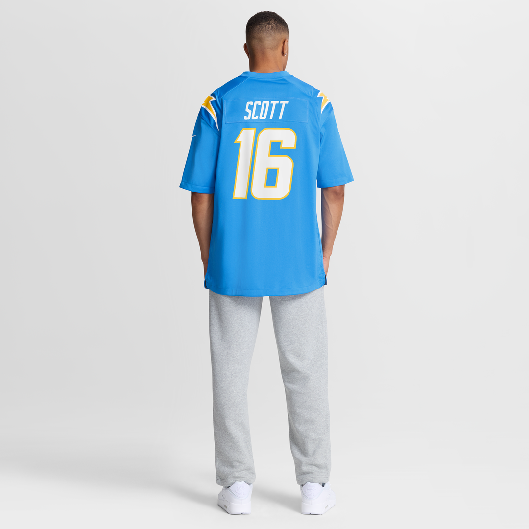 Los Angeles Chargers JK Scott Nike Powder Blue Game Jersey