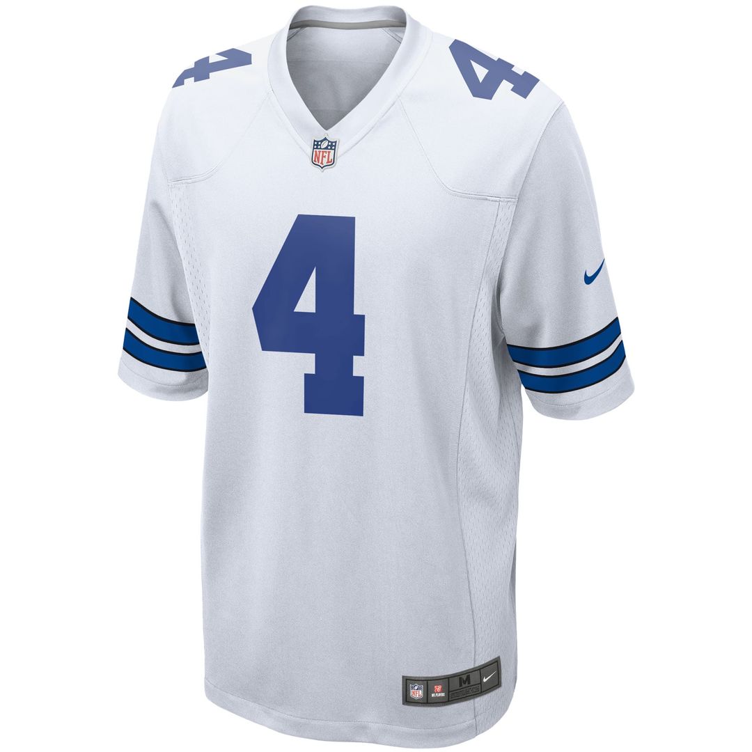 Dallas Cowboys Dak Prescott Nike Navy Game Team Jersey